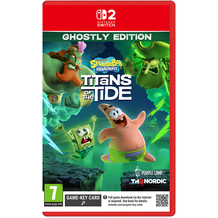 Nintendo Switch 2 Spongebob SquarePants : Titans of the Tide - Ghostly Edition - Game-Key-Card  (EU)
