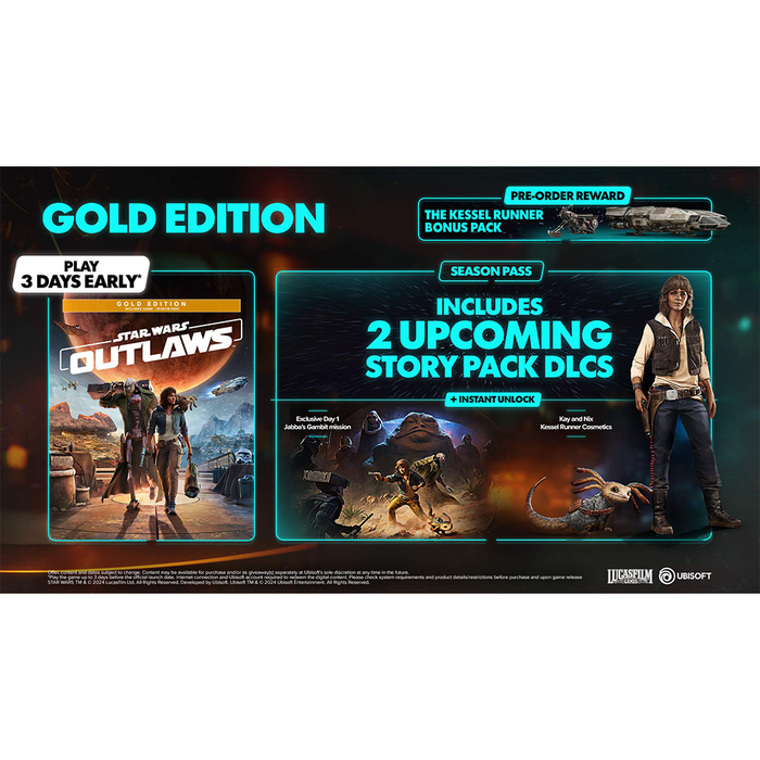 PS5 Star Wars Outlaws Gold Edition (R3)