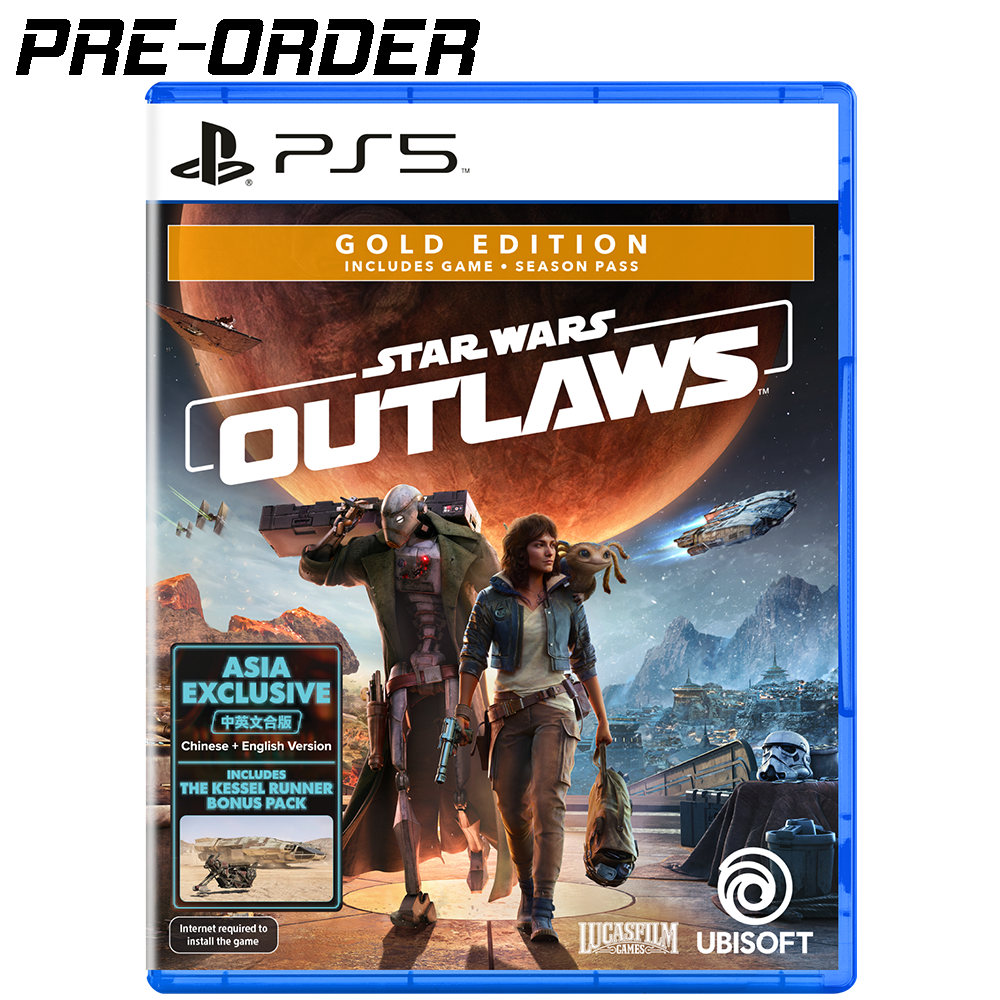 PRE-ORDER] PS5 Star Wars Outlaws Gold Edition (R3) [Release Date: Aug —  GAMELINE