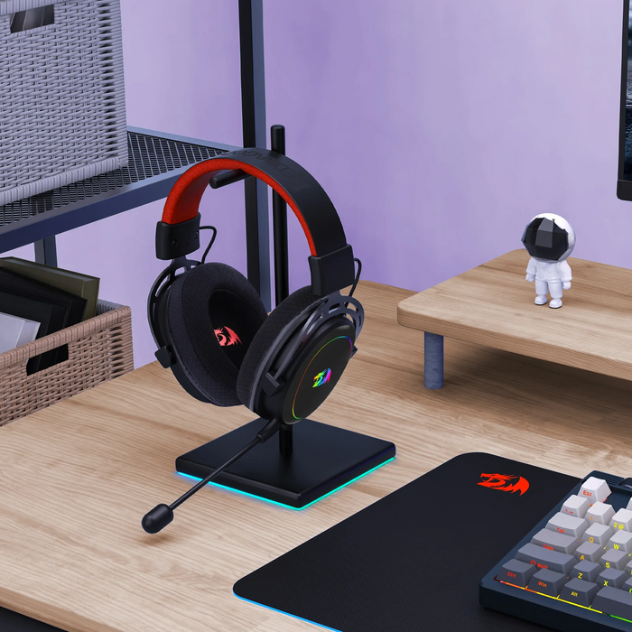 Redragon Headset Wired (H541-RGB) CRAGBLADE - Black