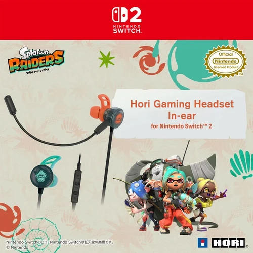 Hori Gaming Earbuds Pro for Nintendo Switch 2 -Splatoon Raiders [NSX-241A]