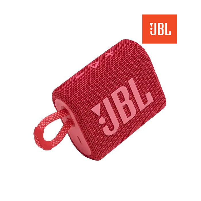 JBL GO 3 Portable Bluetooth Speaker - Red