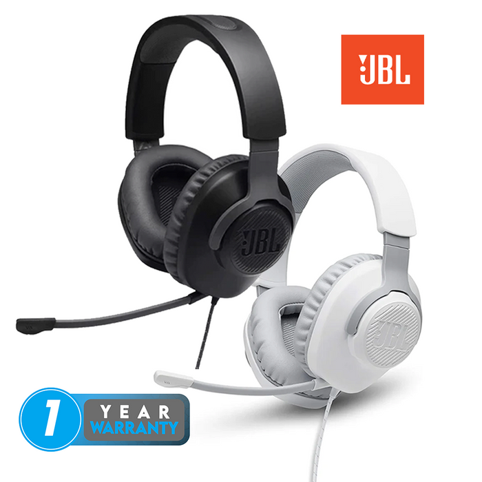 JBL Quantum 100 Headphone - Black/White