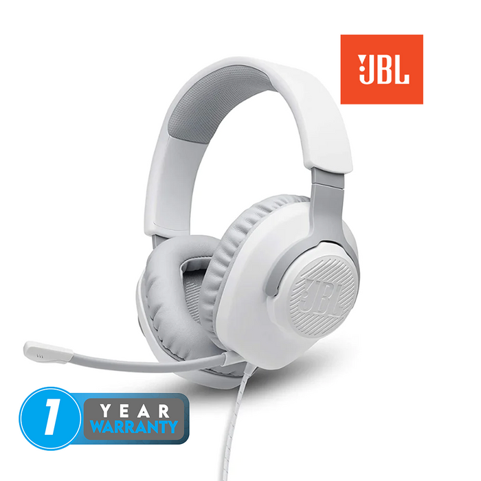 JBL Quantum 100 Headphone - Black/White