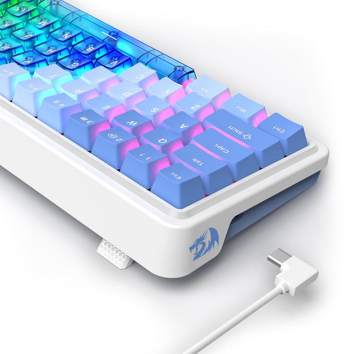 Redragon KEYBOARD Redragon Wired K709PLB RGB M Nova Magnetic White Redragon KEYBOARD Redragon Wired K709PLB RGB M Nova Magnetic White