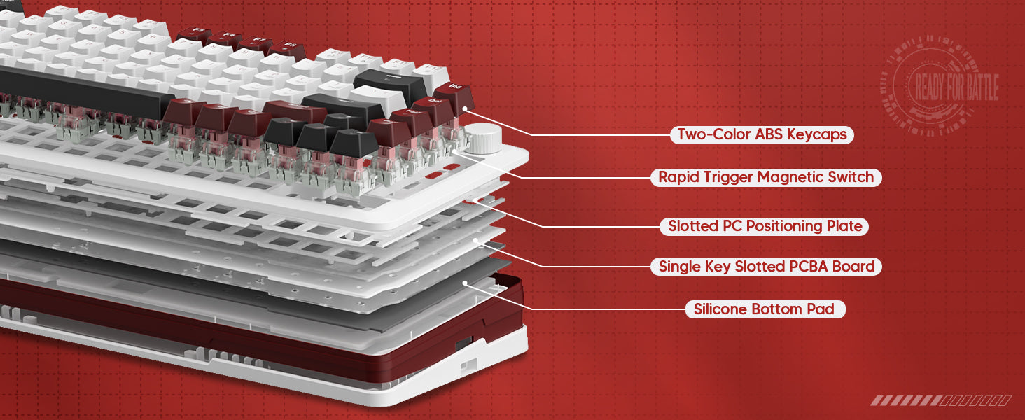 Redragon Stormhunter Magnetic Wired Connection Ultramag Magnetic Switch Keyboard