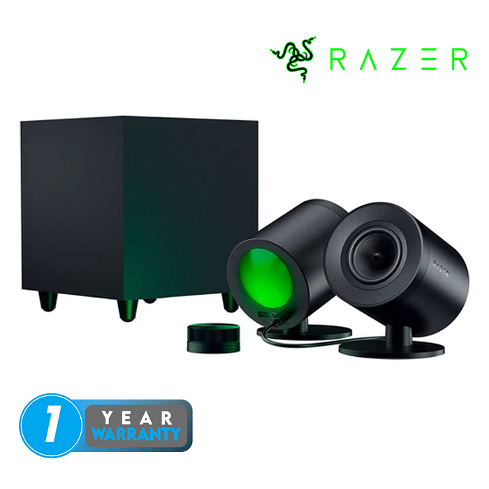 Razer NOMMO V2 PRO Full-Range 2.1 PC Gaming Speakers with Wired Subwoofer [RZ05-04740100-R3G1]