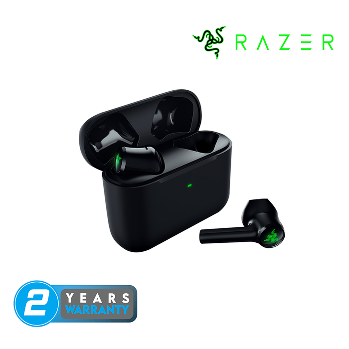 Razer Hammerhead True Wireless X Earbuds with Green Backlit - Black