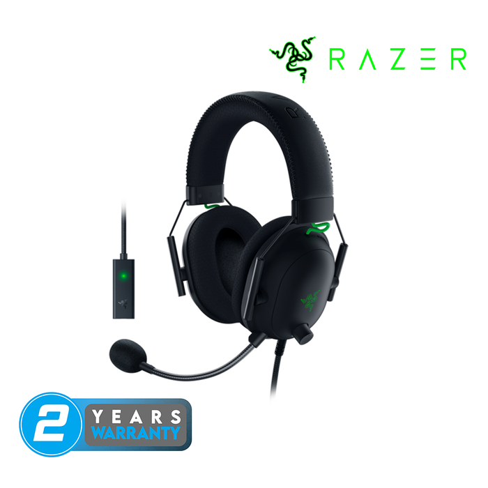 Razer Wired BlackShark V2 Gaming Headset with USB Sound Card