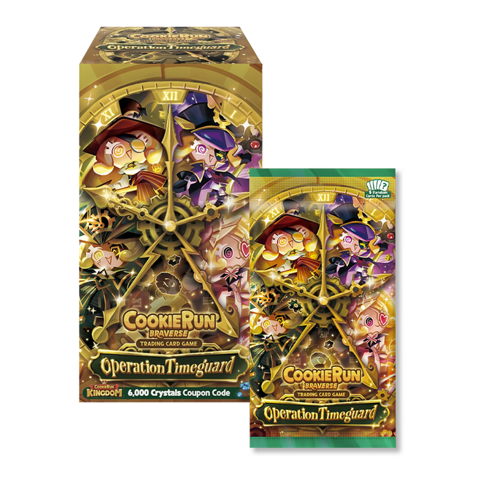 CookieRun Braverse TCG ENG Operation Timeguard Booster Box (30Packs)