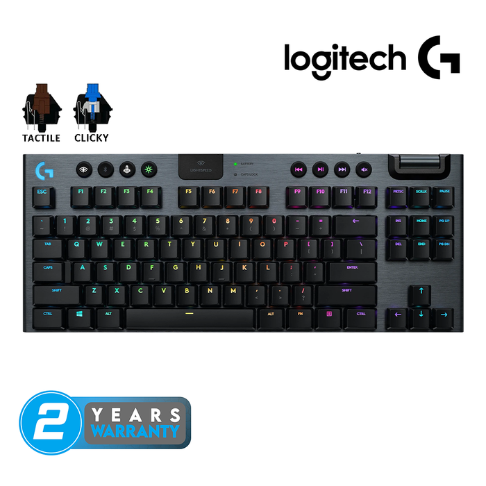 Logitech Wireless G913 TKL RGB Mechanical Gaming Keyboard