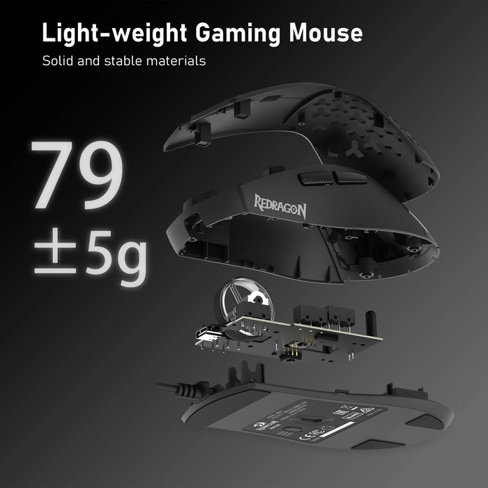 Redragon Wired Mouse (M621) AVALON - Black