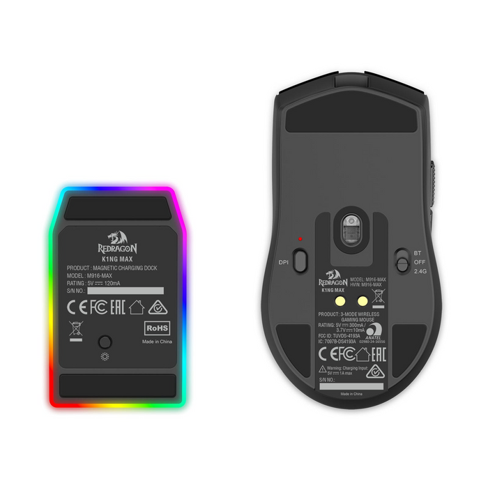 Redragon Wireless Mouse (M916-MAX) K1NG MAX