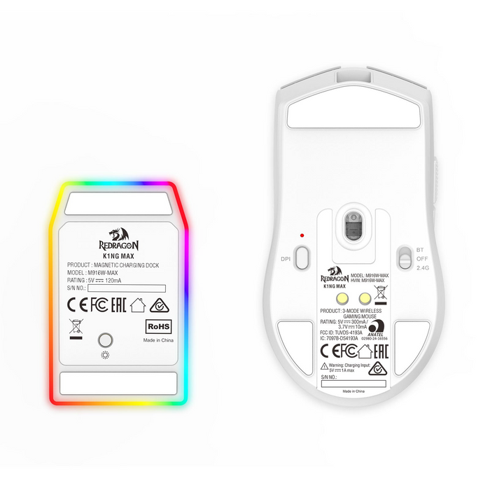 Redragon Wireless Mouse (M916-MAX) K1NG MAX