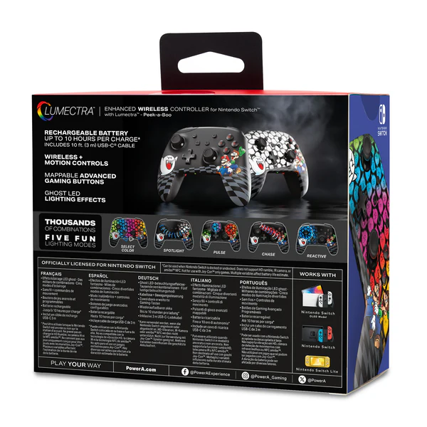 PowerA Enhanced Wireless Controller for Nintendo Switch with Lumectra