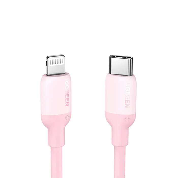 UGreen USB C to Lightning Silicon Cable 1M