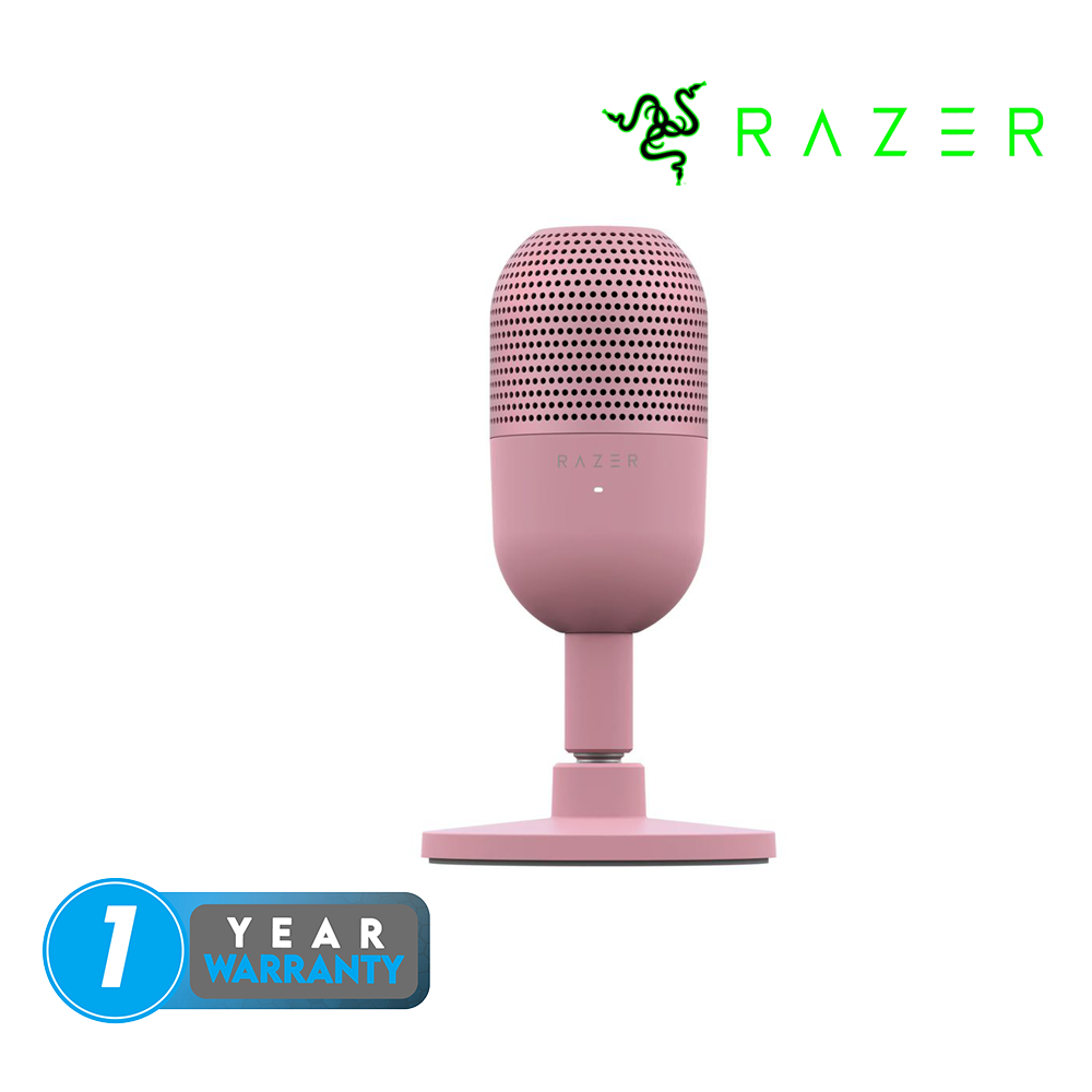 Pink Razer Microphone Razer Seiren V3 Mini Ultra-Compact USB Microphone - Quartz — GAMELINE