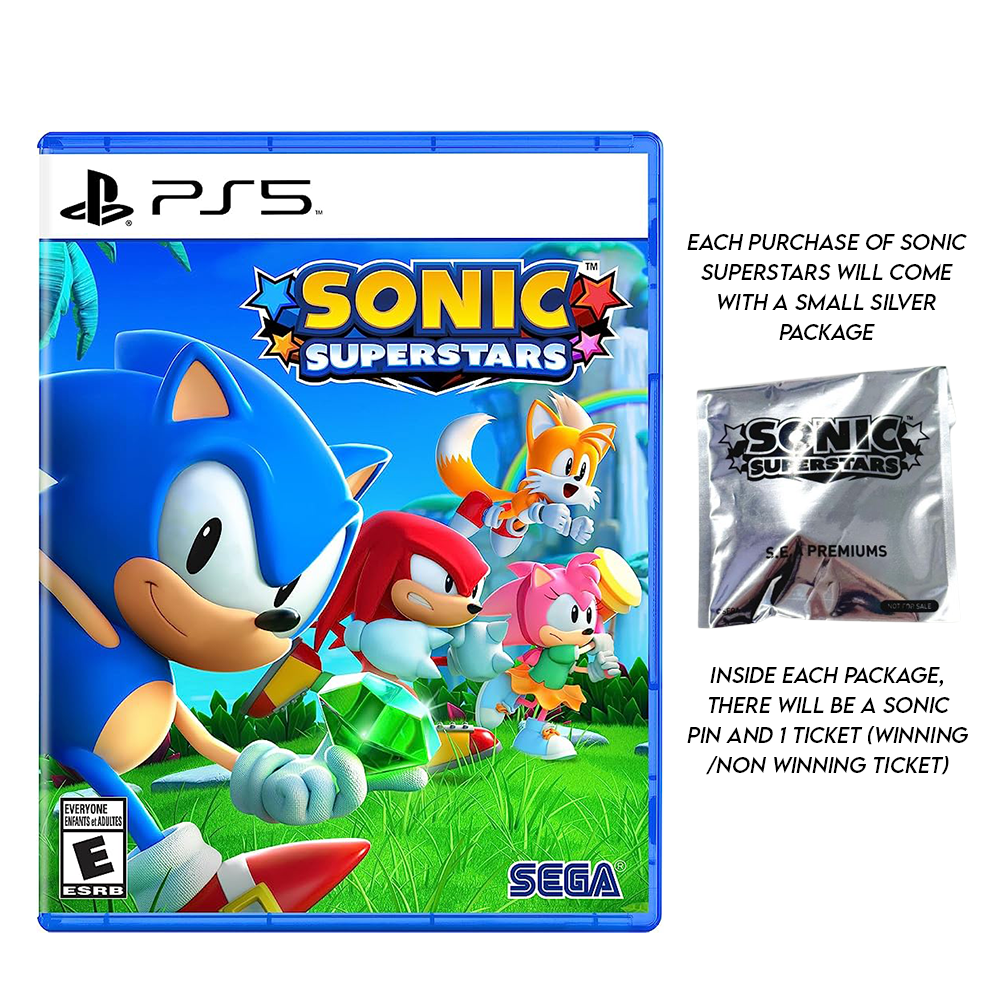 PS5 Sonic Superstars (R3/English) + [Bonus Enemel Pin] - PS