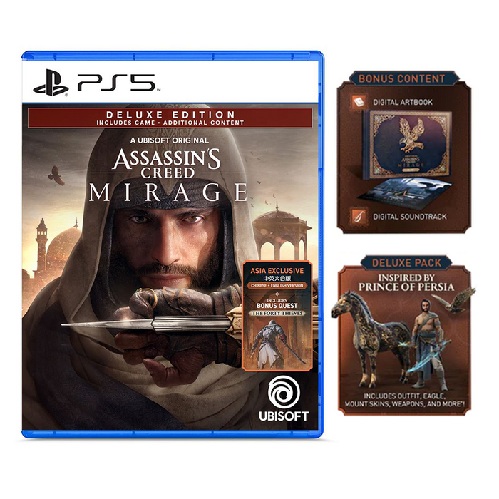 PS5 Assassin's Creed Mirage Deluxe Edition (R3) — GAMELINE