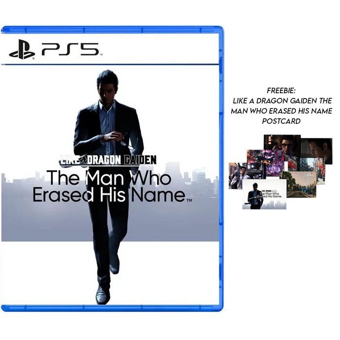 Like A Dragon Gaiden: The Man Who Erased His Name - PlayStation 5 (PS5), Brand New Sealed