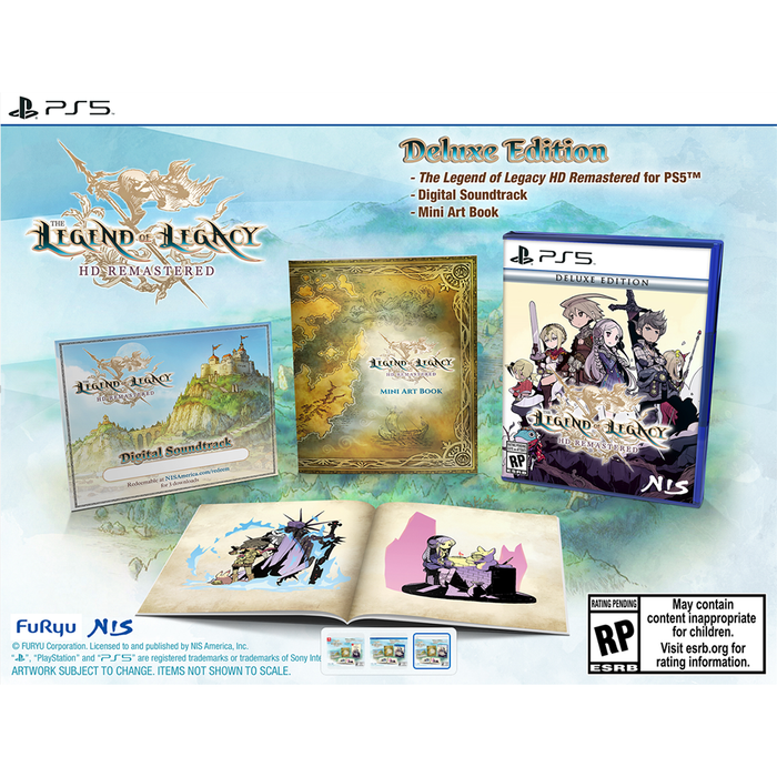 PS5 The Legend of Legacy HD Remastered Deluxe Edition (R1)