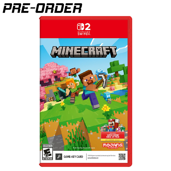 [PRE-ORDER] Nintendo Switch 2 Minecraft - Game-Key-Card (ASI) [Release Date:  October 28, 2026]