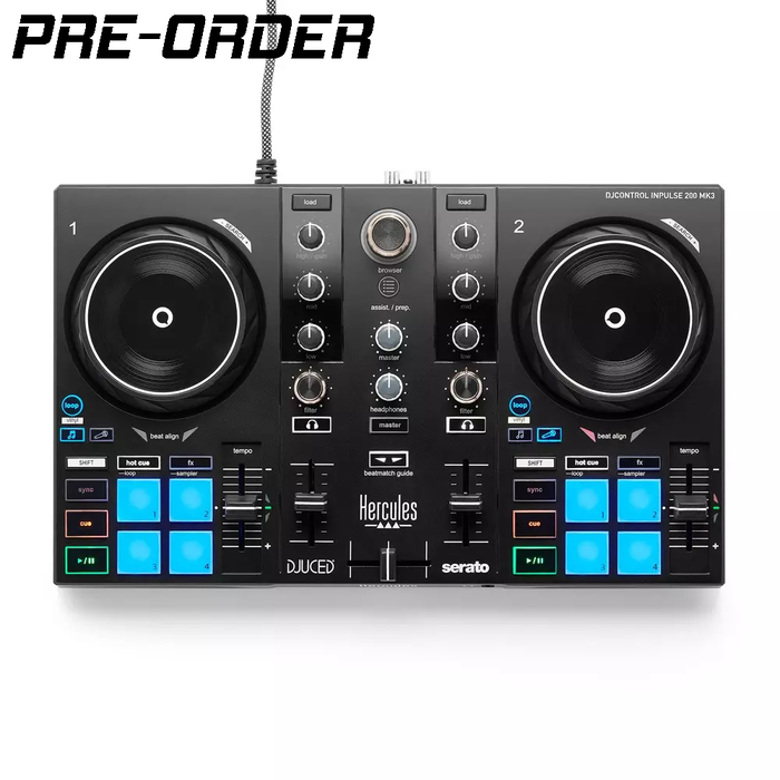 [PRE-ORDER] Hercules DJ Control Inpulse 200 MK3 [Release Date: April 2026]
