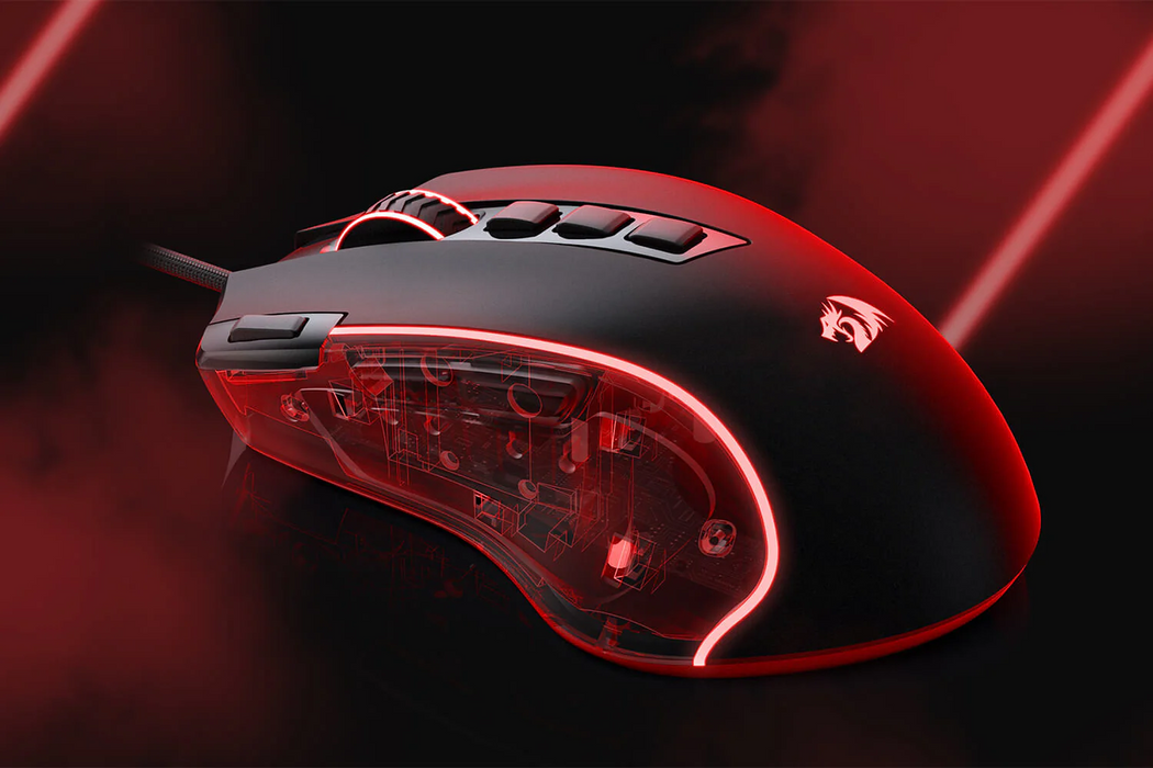 Redragon MOUSE WIRED (M612W-RGB) PREDATOR WHITE