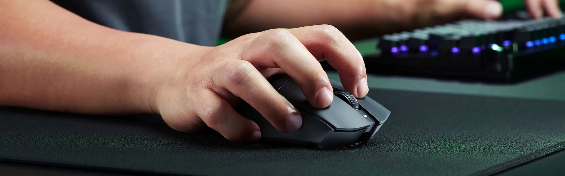 Razer Wireless Deathadder V3 HyperSpeed Ultra-Lightweight E-Sports Mouse - Black [01-05140100-R3A1]