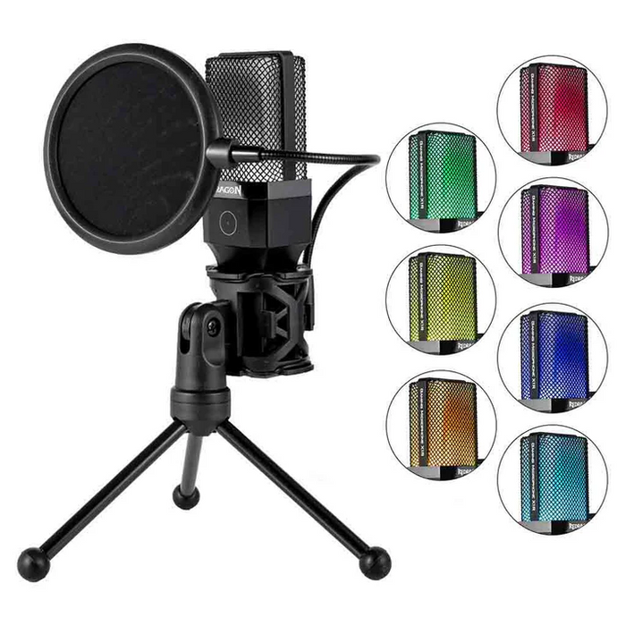 Redragon GM212 Adne RGB USB Streaming Microphone