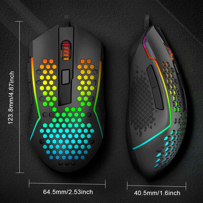 Redragon MOUSE WIRED (M987-K) REAPING (BLACK)
