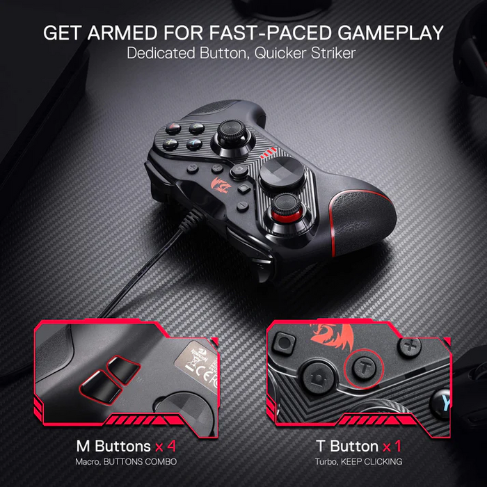 Redragon Wired Gamepad (G710) RIFT - Black