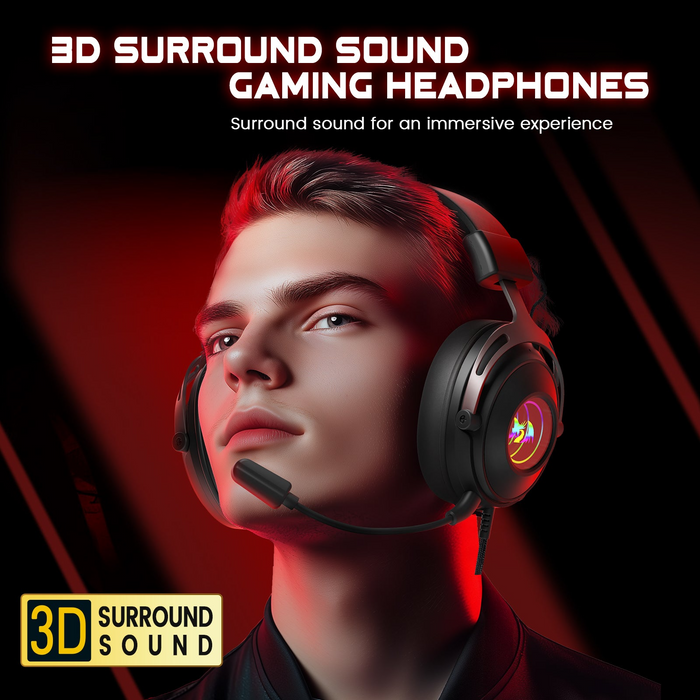 Redragon Wired H389 Arrorain Lite Gaming Headset - Black