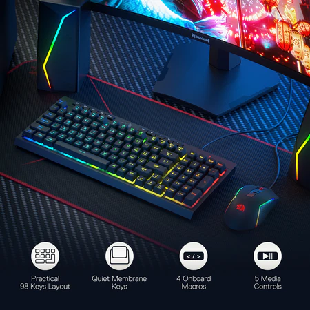 Redragon RYLO S141 Membrane Gaming Keyboard & Mouse Combo