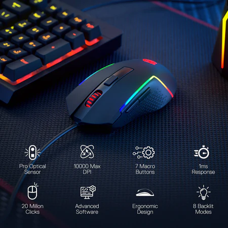 Redragon RYLO S141 Membrane Gaming Keyboard & Mouse Combo