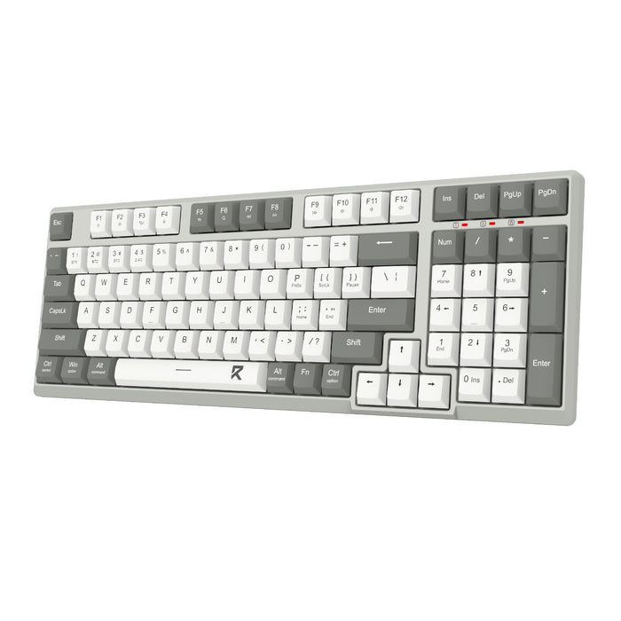 Redragon Keyboard Wired (BK-7113) SCISSOR - White-Gray