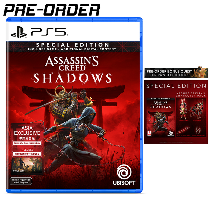 [PRE-ORDER] PS5 Assassin's Creed Shadows Special Edition (R3) [Release Date: February 14, 2025]