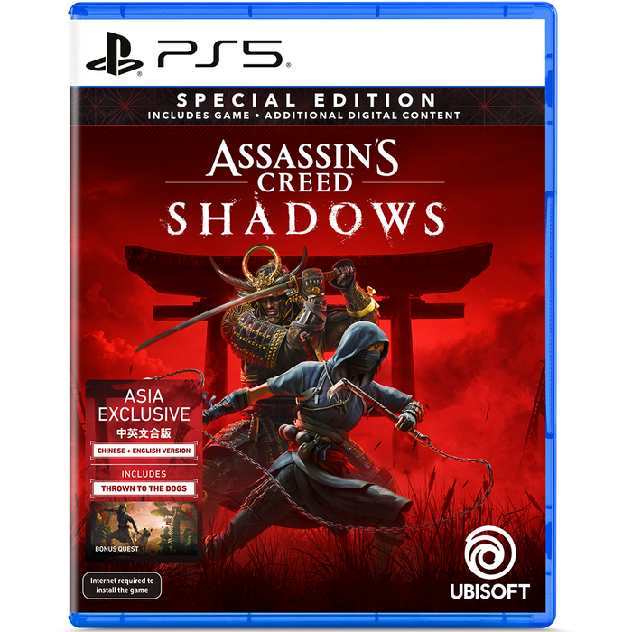 PS5 Assassin's Creed Shadows Special Edition (R3) — GAMELINE