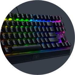 Razer BlackWidow V3 Tenkeyless Mechanical Keyboard - Black [Yellow Switch]