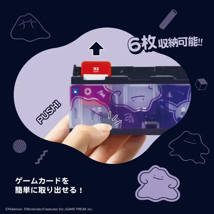 Hori Pop & Go Game Case 6 for Nintendo Switch 2 - Ditto [NSX-165A]
