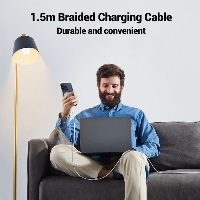 UGreen Magnetic Wireless Charger 15W - White [W703/35565]