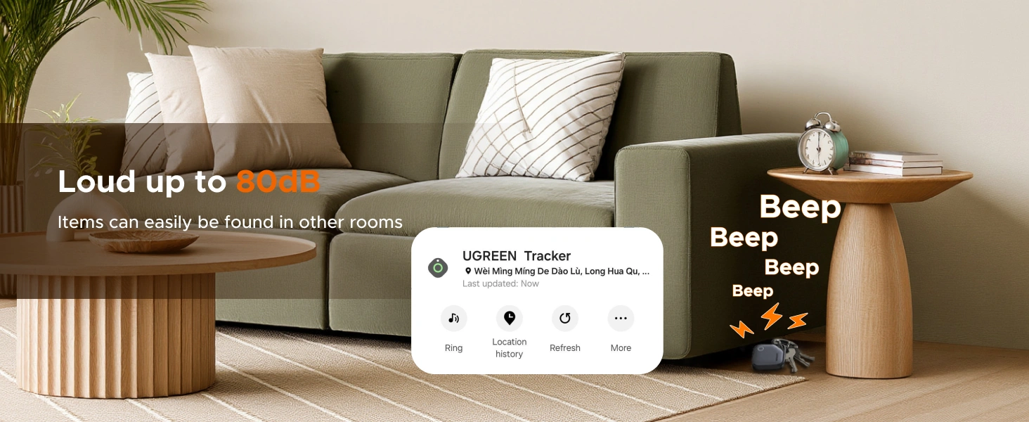 Ugreen Tracker - Black [CM829/55769]