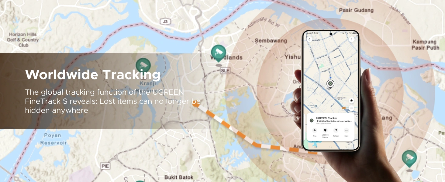 Ugreen Tracker - Black [CM829/55769]