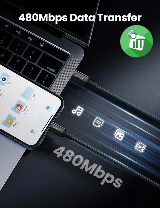 UGreen USB-C to Lightning PD Fast Charging Cable [US171/60751]