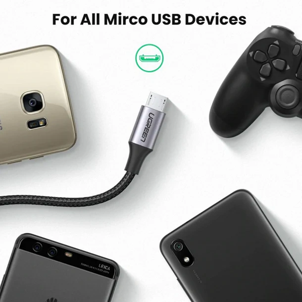 UGreen Micro USB Cable 1M - Black [US290/60146]