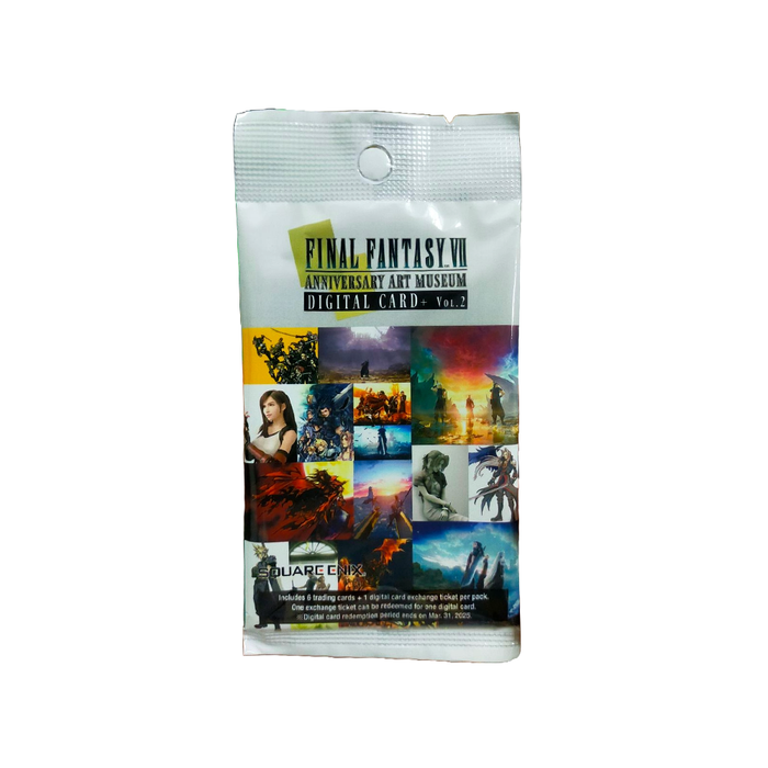 Final Fantasy VII TCG Anniversarry Art Museum Digital Card Plus Volume 2 Booster Pack