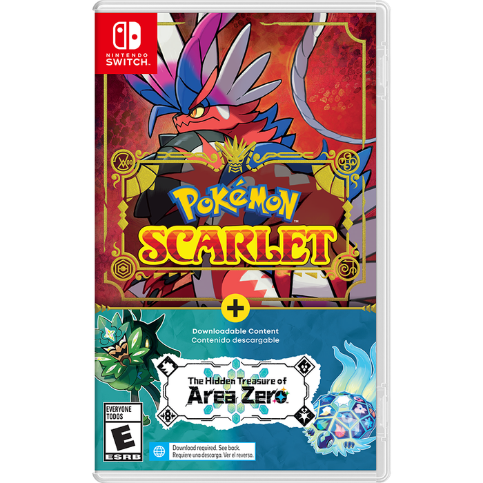 Nintendo Switch Pokemon Scarlet + The Hidden Treasure of Area Zero DLC (MSE)