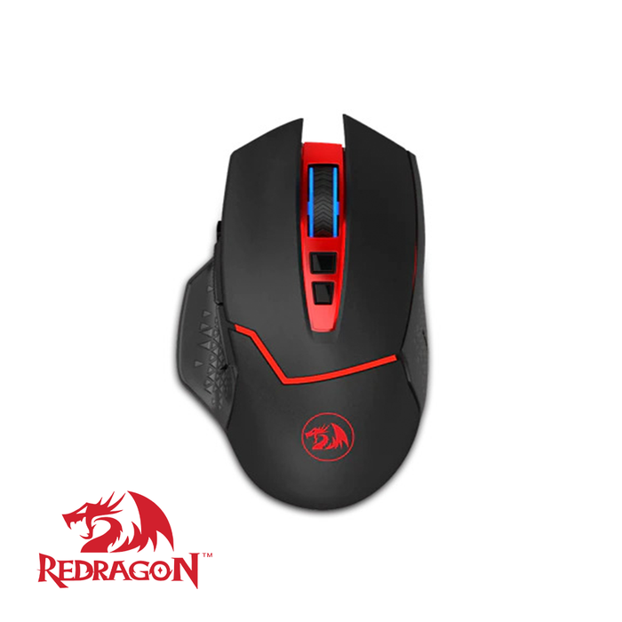 Redragon M690-1 Wireless Gaming Mouse - 2400 DPI, 8 Buttons, Ergonomic Black Design