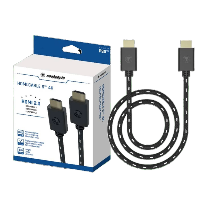 Snakebyte HDMI Cable 4K - 3 meters