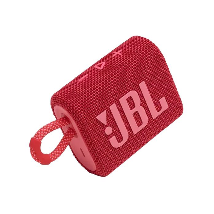 JBL GO 3 Portable Bluetooth Speaker - Red